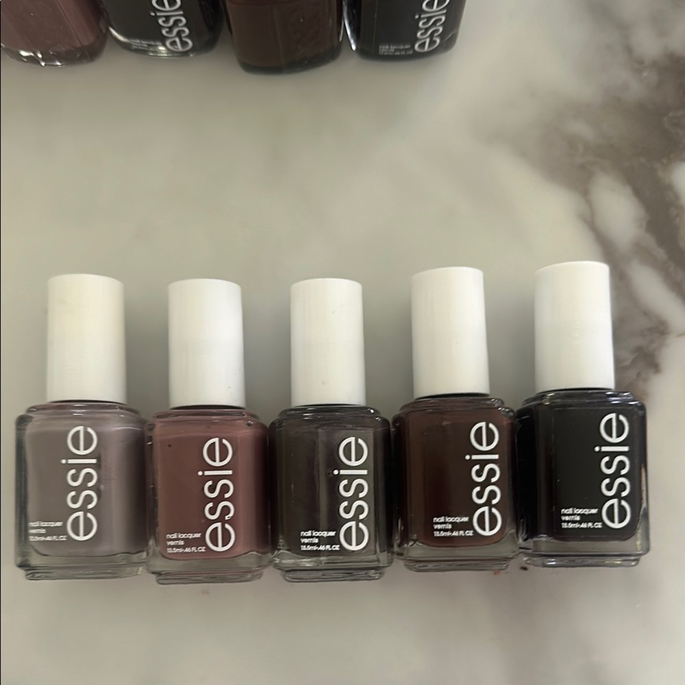 Essie Nail Polish Set - Neutral and Dark Shades